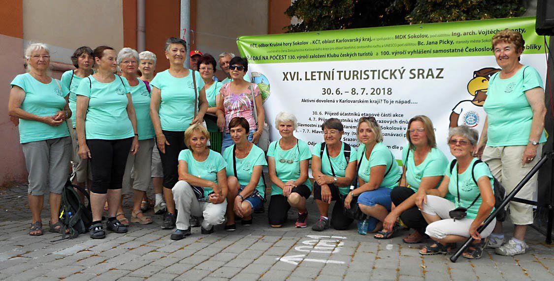 Vyškovští turisté se zúčastnili Letního srazu v Sokolově (2018)