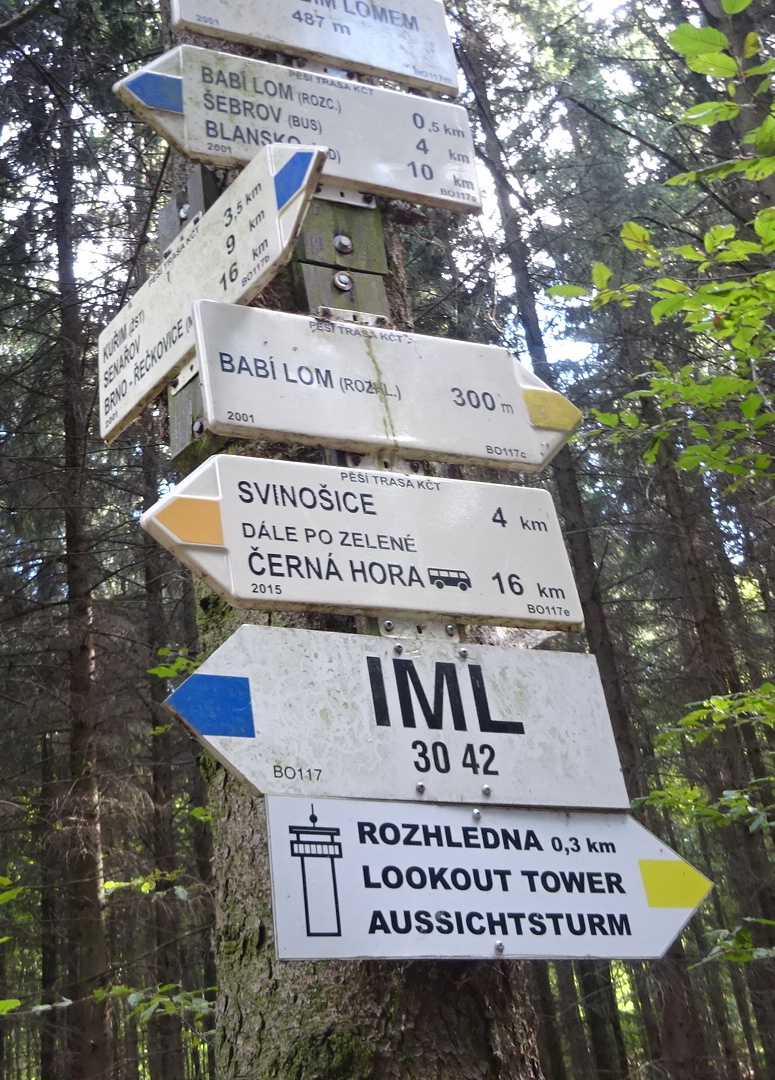 Jede Kudrna okolo Brna 2018, speciální značení pro IML (foto Ladislav Tomáš)