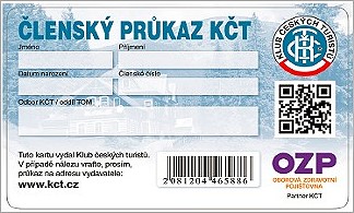 Členský průkaz KČT